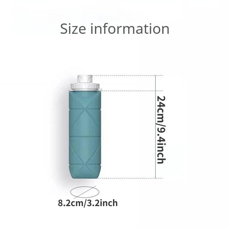 PORTABLE FOLDABLE SPORTS WATER BOTTLE