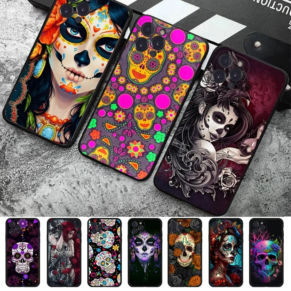 Catrina Skull Mexicana iPhone Case