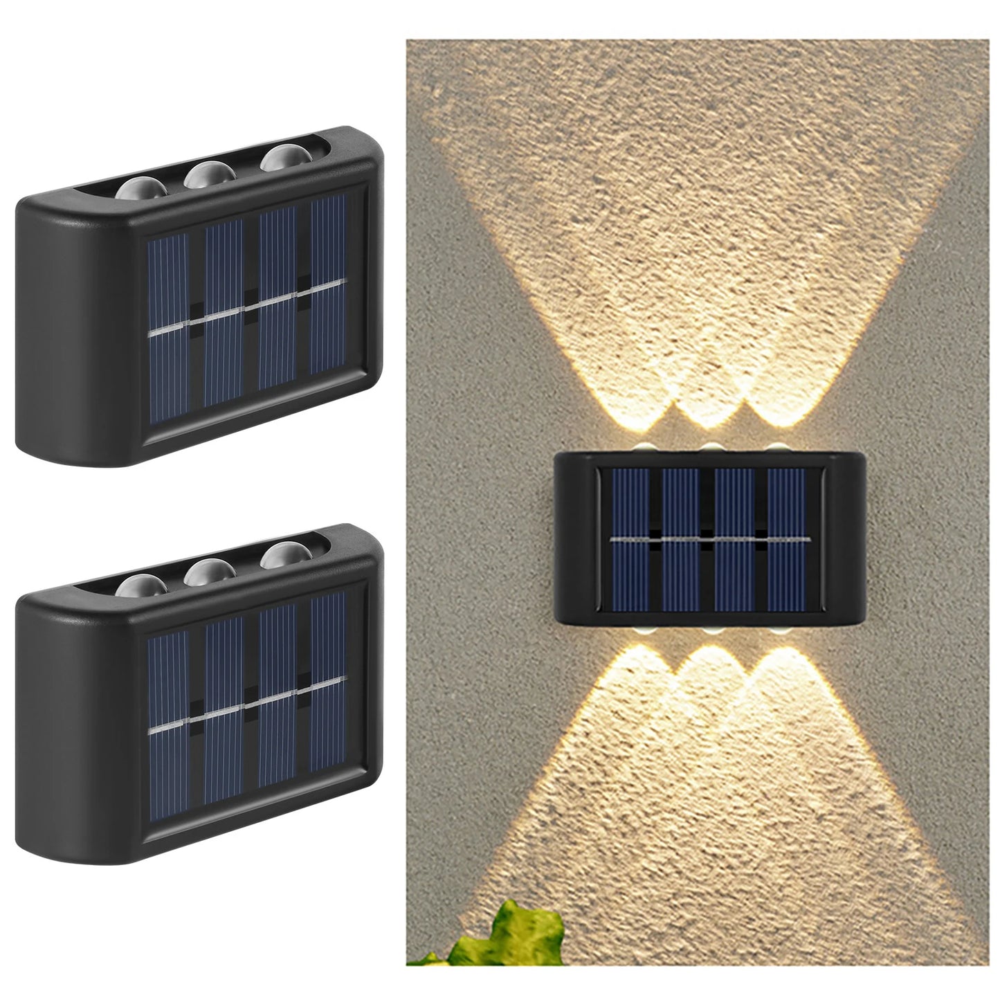 SolarWall™ – Solar LED Wall Light | Automatic, Waterproof, and Economical
