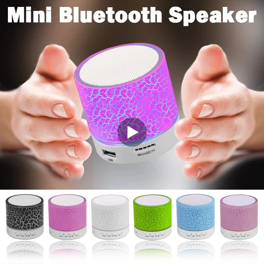 Mini Coluna Bluetooth Portátil Sem Fios, Som e Música