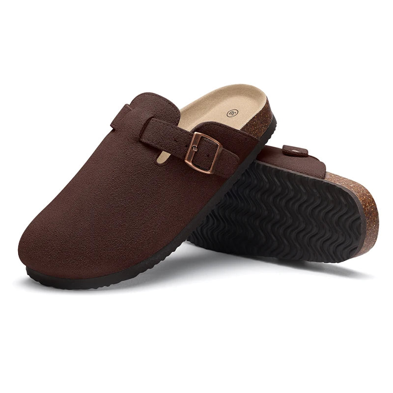 AmazingComfort™ – Suede Clogs with Premium Style & Comfort