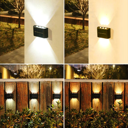 SolarWall™ – Solar LED Wall Light | Automatic, Waterproof, and Economical