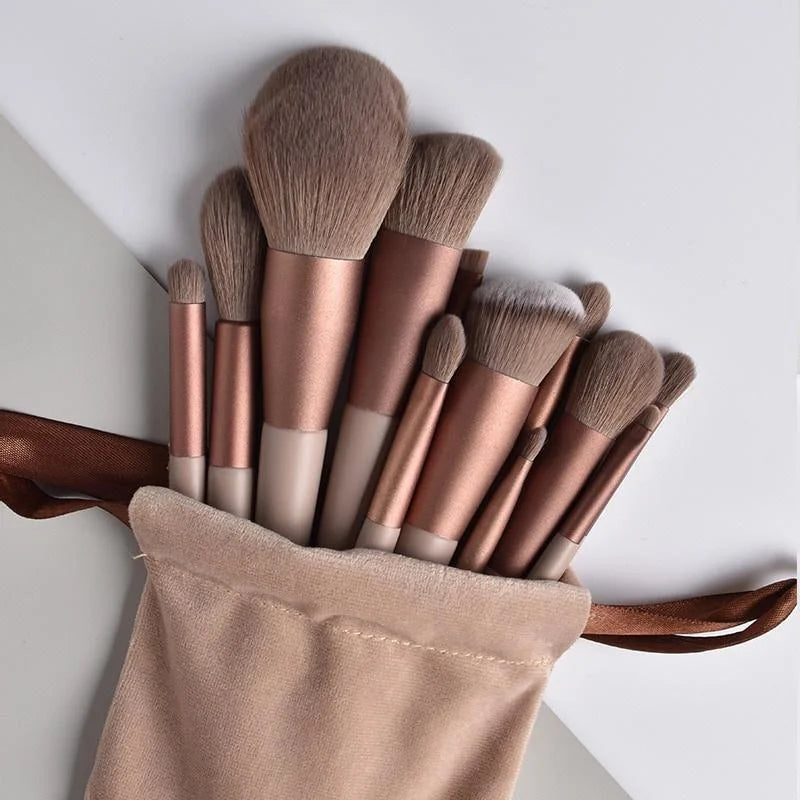 Makeup Brush Set - 13 Professional Brushes Premium