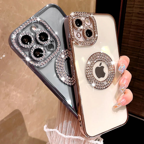 iPhone Case With Rhinestones - Strass