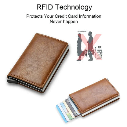 Luxury Secure Card Holder Wallet Unisex