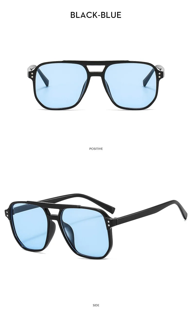 Vintage Retro Sunglasses for Women – Thick Frame, UV Protection & Free UK Shipping