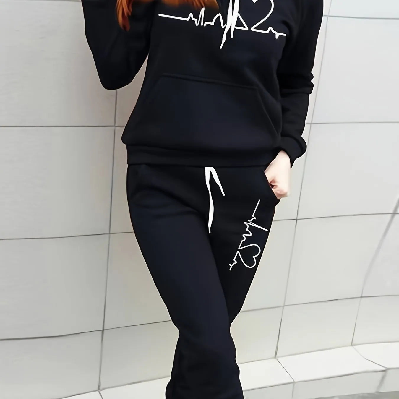 CONJUNTO MOLETOM FEMININO STREETWEAR 2024