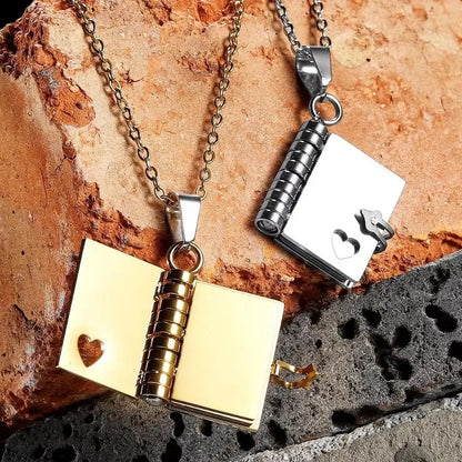Mini Book Necklace with a Special Message