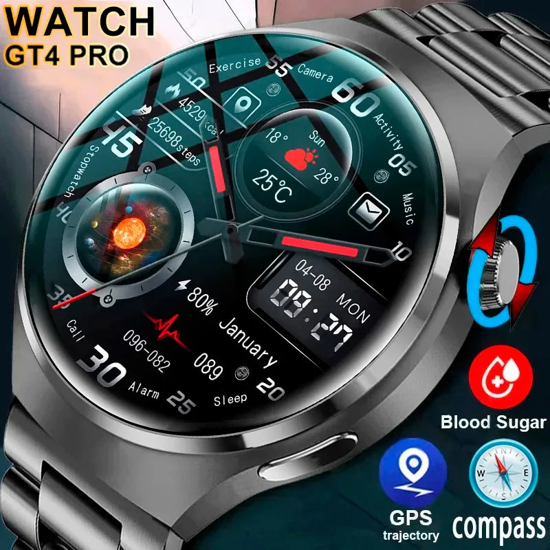 SMARTWATCH MASCULINO GT4 PRO 360 INTELIGENTE