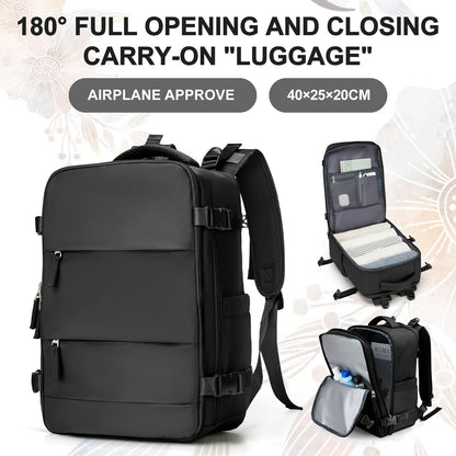 Backpack Ryanair 40x20x25,Vacuum Packaged Travel Backpack Short-Trip Rucksack