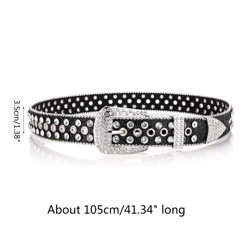 CINTO DE STRASS FEMININO MASCULINO