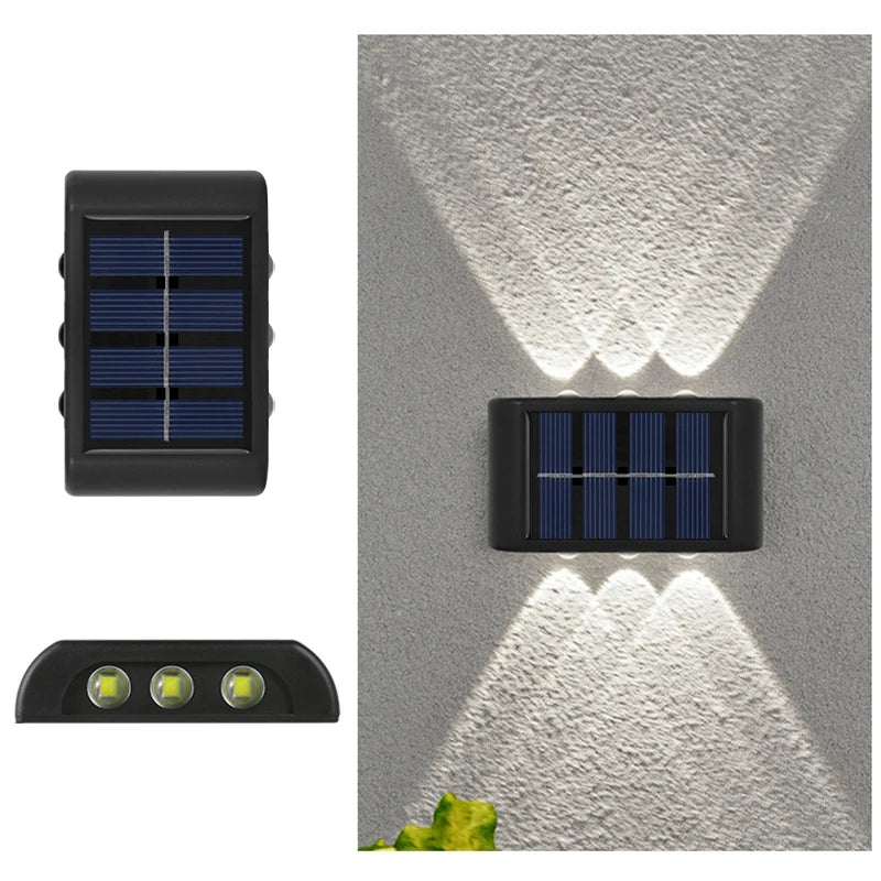 SolarWall™ – Solar LED Wall Light | Automatic, Waterproof, and Economical
