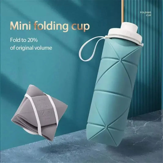 PORTABLE FOLDABLE SPORTS WATER BOTTLE