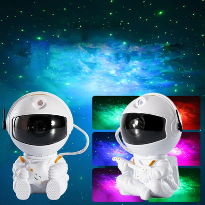 PROJETOR ASTRONAUTA INFANTIL LED