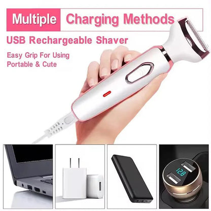 WATERPROOF ELECTRIC WOMEN'S SHAVER