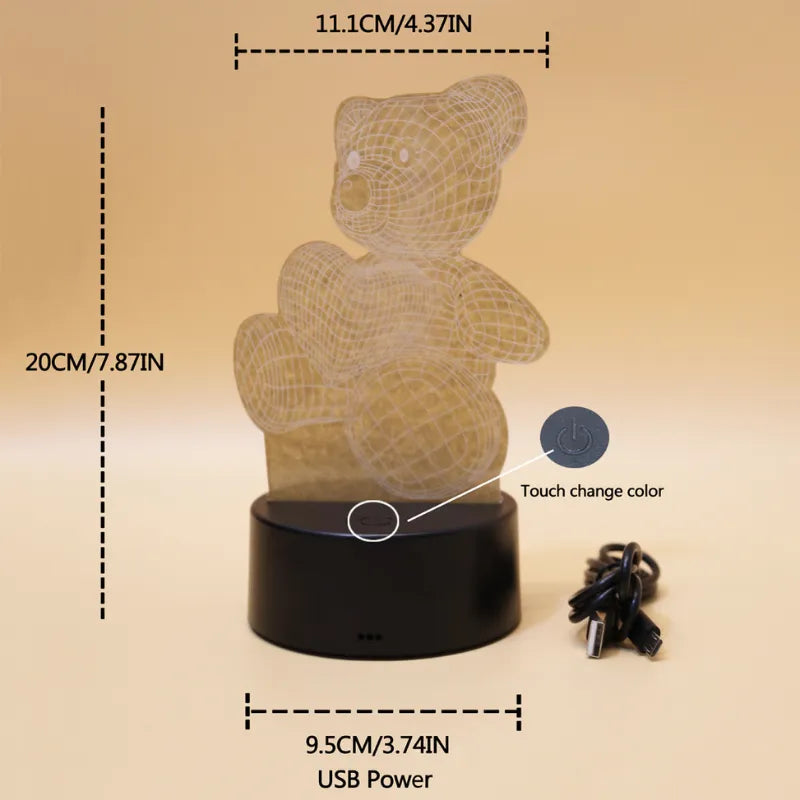 URSO LED ROMANTICO / INFANTIL 2024