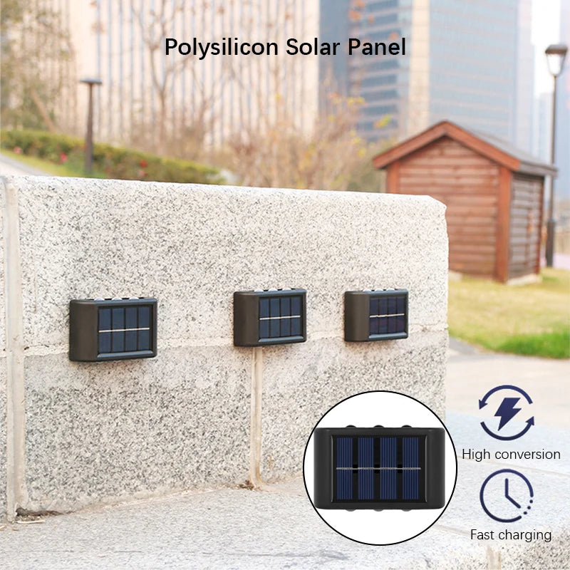 SolarWall™ – Solar LED Wall Light | Automatic, Waterproof, and Economical