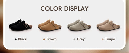 AmazingComfort™ – Suede Clogs with Premium Style & Comfort