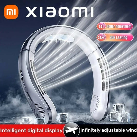 Ventoinha de Pescoço Portátil Xiaomi 8000mAh – Leve o Fresquinho Consigo Onde For!