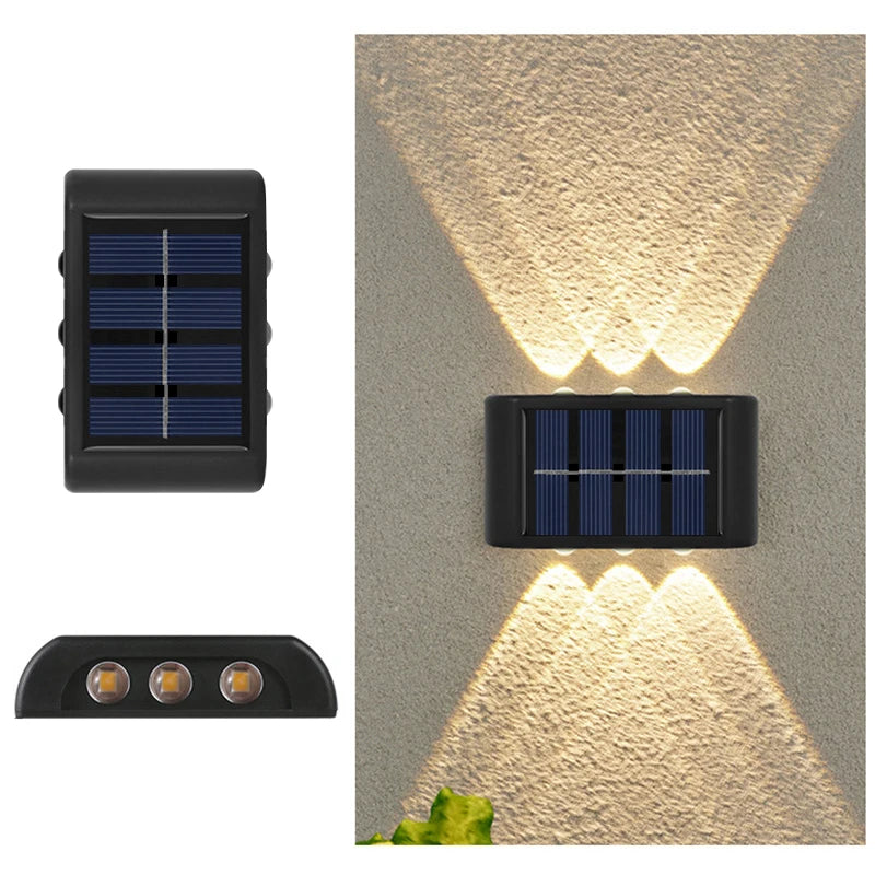 SolarWall™ – Solar LED Wall Light | Automatic, Waterproof, and Economical