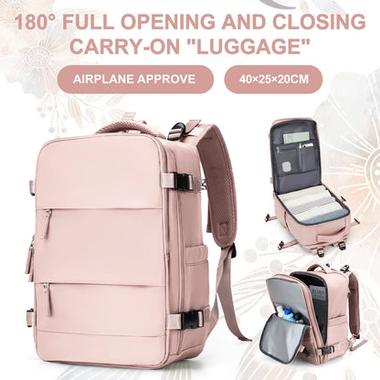 Backpack Ryanair 40x20x25,Vacuum Packaged Travel Backpack Short-Trip Rucksack