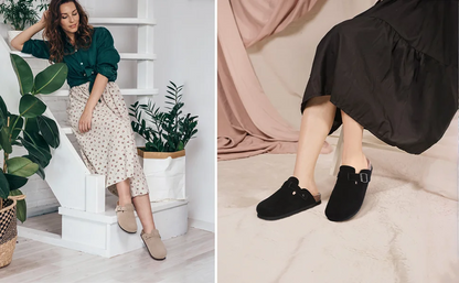 AmazingComfort™ – Suede Clogs with Premium Style & Comfort