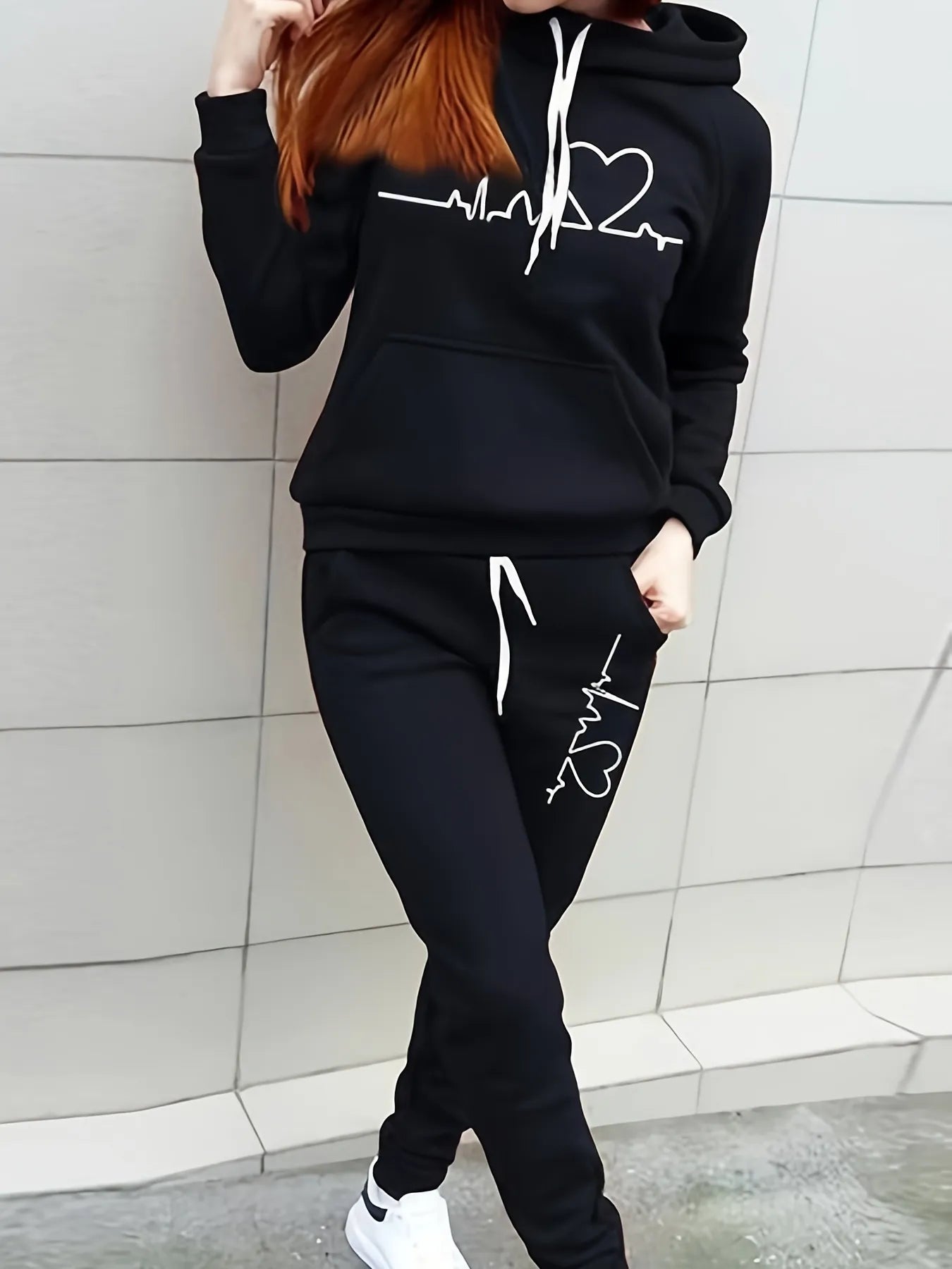 CONJUNTO MOLETOM FEMININO STREETWEAR 2024