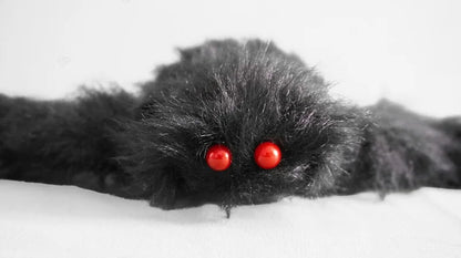 Giant Black Spider Halloween Decoration – Outdoor Scary Prop for Yard, Porch & Haunted House