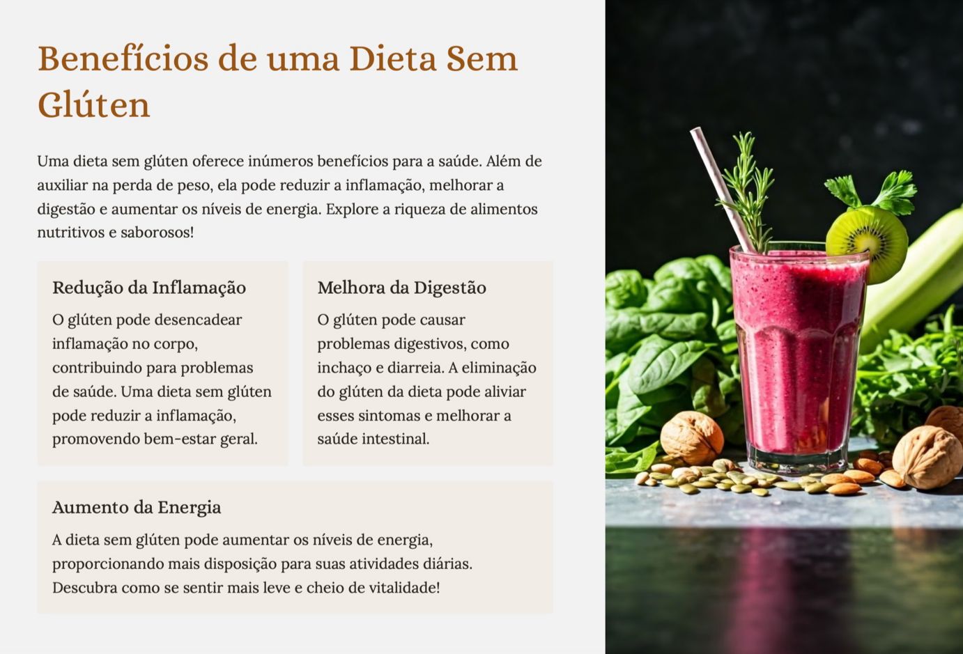 eBook Emagrecimento Saudável Com Dieta SEM GLUTEN - entrega imediata!!!