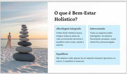 eBook Bem Estar Holístico - Um Guia Para Equilíbrio e Transformação