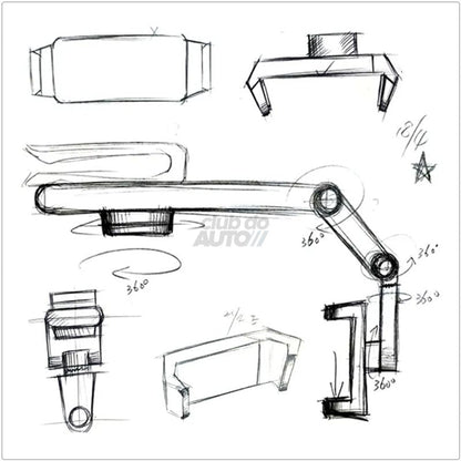 Suporte para Celular Veicular 360 Retrátil Club do Auto CDA156