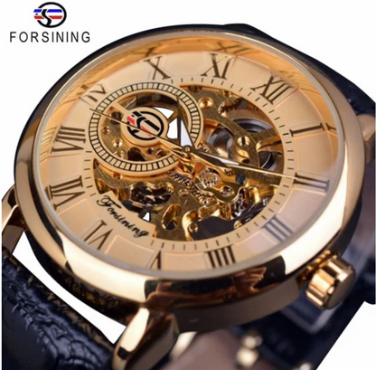 Relógio masculino de marca de luxo Forsining