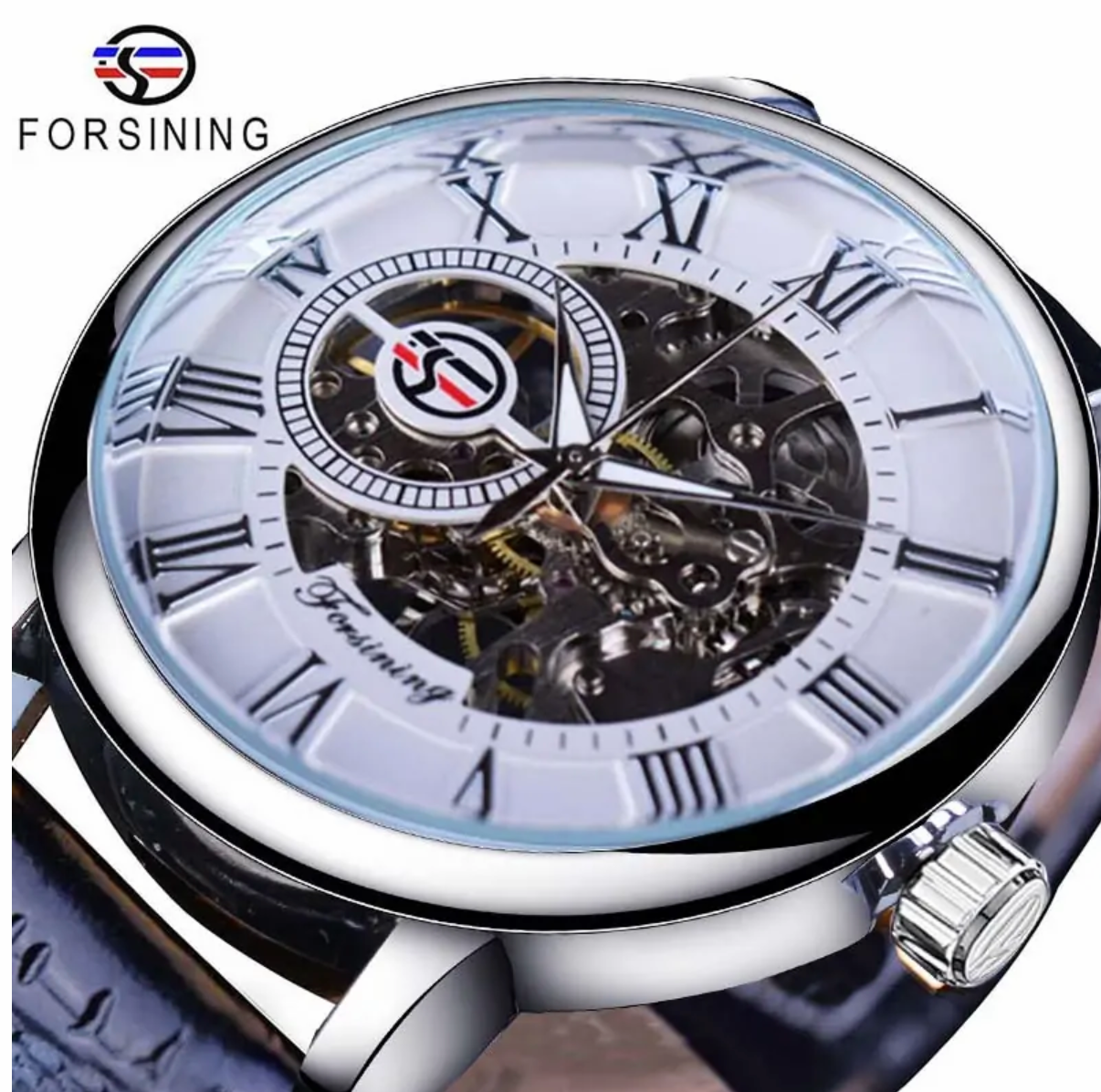 Relógio masculino de marca de luxo Forsining